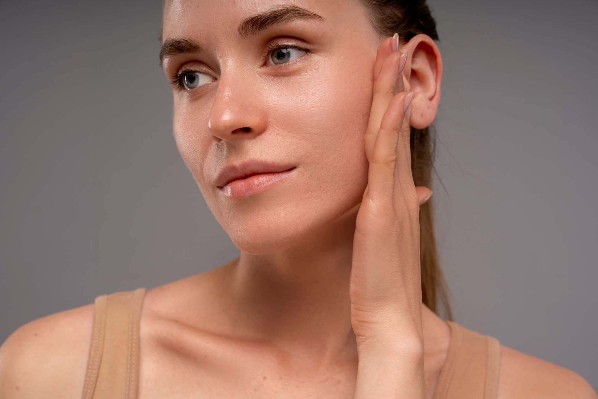AI skin retouch after